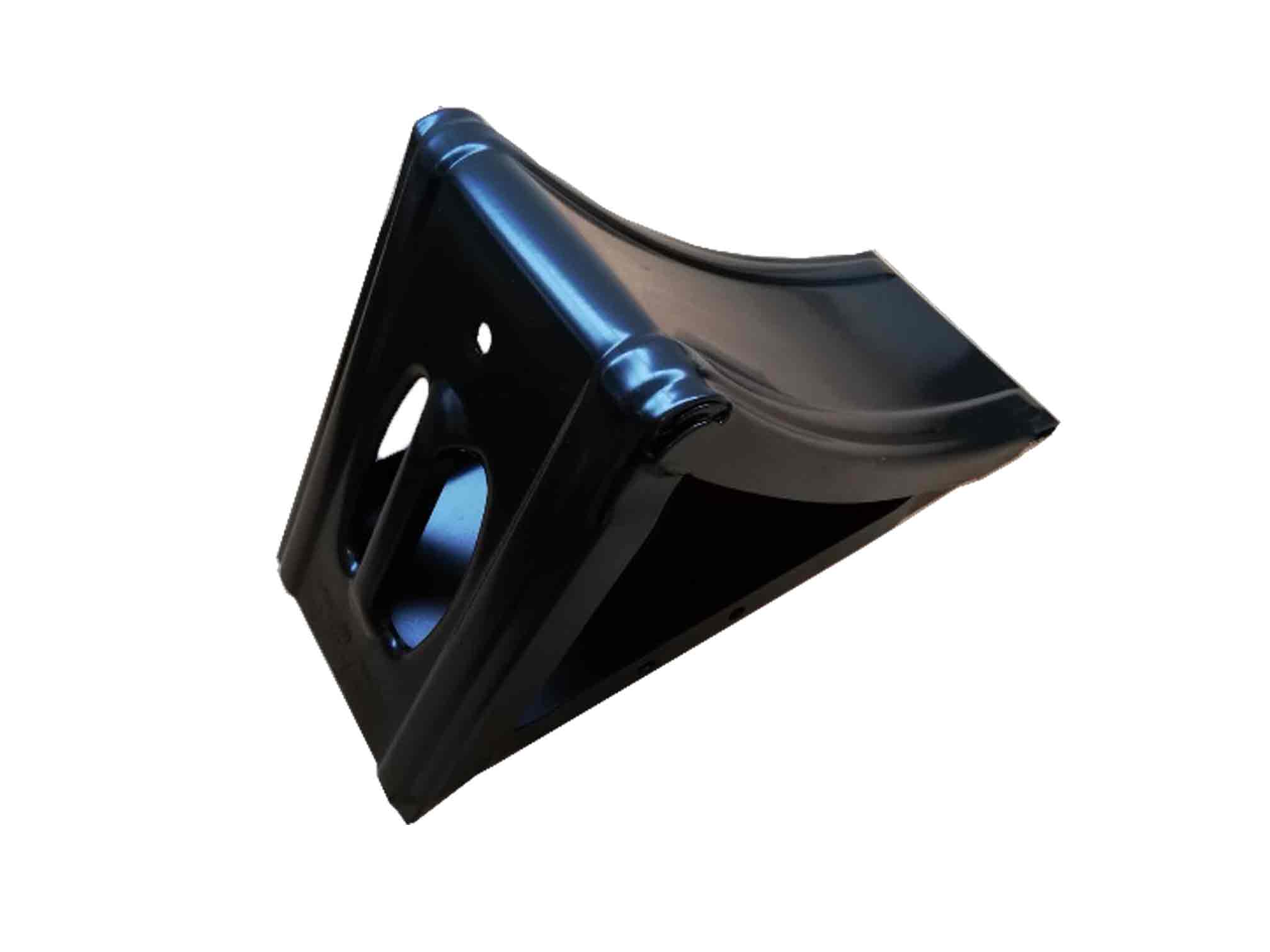 Chocks for heavy commercial vehicles in black painted steel Chocks for heavy commercial vehicles in black painted steel